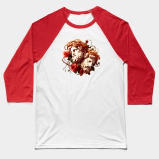 Greek god sculpture statue - Head Zeus statue Baseball T-Shirt